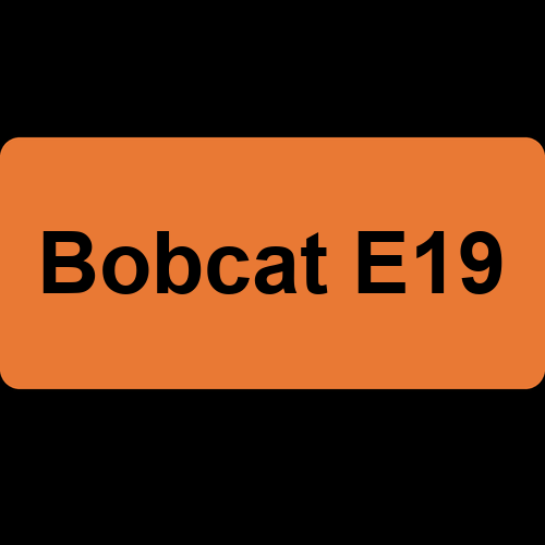 Bobcat E19